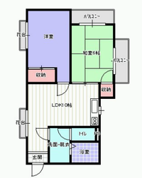 シャルマンの物件間取画像